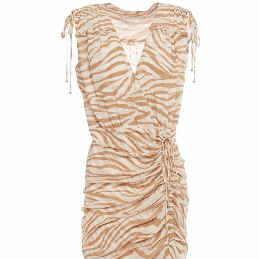 Veronica Beard soheyla tiger print dress